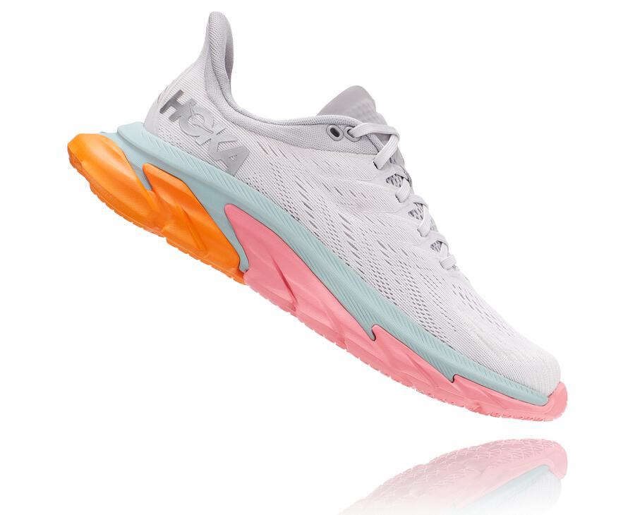 Hoka One One Clifton Edge Löparskor Dam - Vita - PVLAY-2134